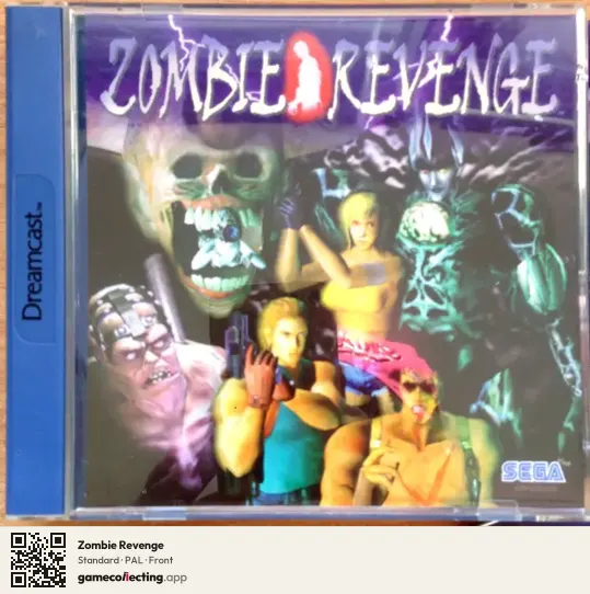 Zombie Revenge Sega Dreamcast, PAL box front