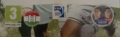 FIFA 10, the PEGI square on its front