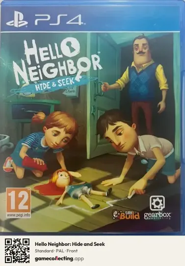 Hello Neighbor: Hide and Seek PlayStation 4, PAL box front