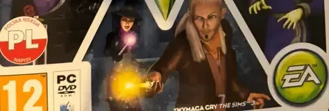 The Sims 3: Supernatural, the USK square on its front