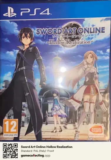 Sword Art Online: Hollow Realization PlayStation 4, Italy box front