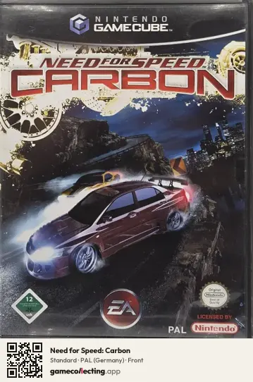 Need for Speed: Carbon Nintendo GameCube, Germany box front
