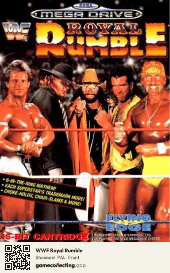 WWF Royal Rumble Sega Mega Drive / Genesis, PAL box front