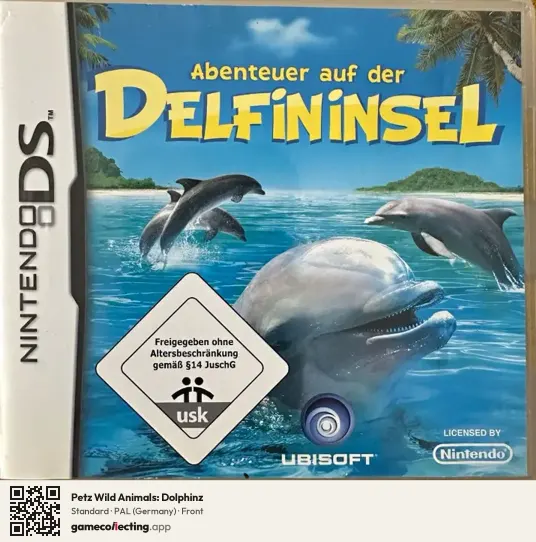 Petz Wild Animals: Dolphinz Nintendo DS, Germany box front