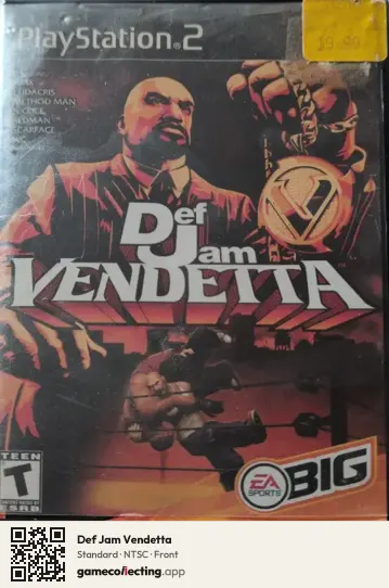 Def Jam Vendetta PlayStation 2, NTSC box front