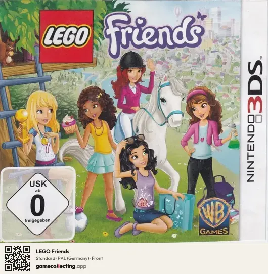 LEGO Friends Nintendo 3DS, Germany box front