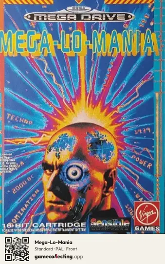 Mega-Lo-Mania Sega Mega Drive / Genesis, PAL box front