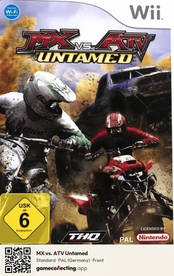 MX vs. ATV Untamed Nintendo Wii, Germany box front