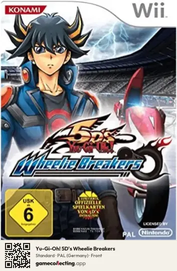 Yu-Gi-Oh! 5D's Wheelie Breakers Nintendo Wii, Germany box front