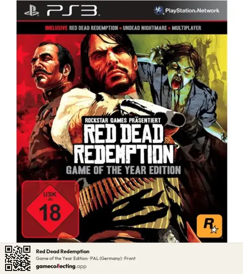 Red Dead Redemption PlayStation 3, Germany box front