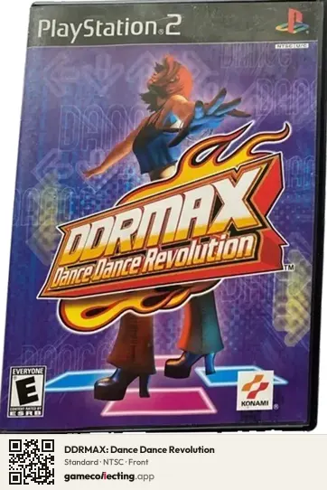 DDRMAX: Dance Dance Revolution PlayStation 2, NTSC box front