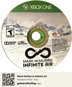 Mark McMorris Infinite Air Xbox One, NTSC disc