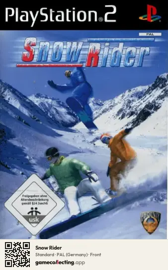 Snow Rider PlayStation 2, Germany box front