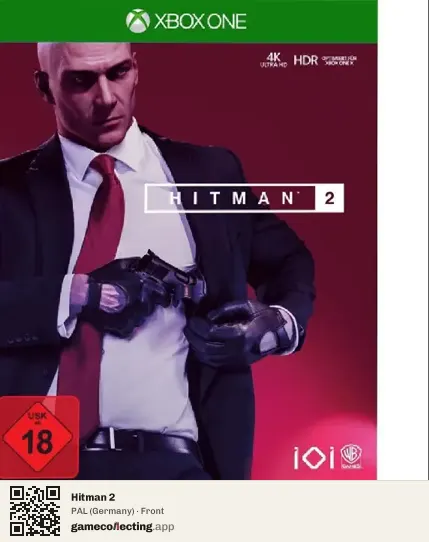 Hitman 2 Xbox One, Germany box front