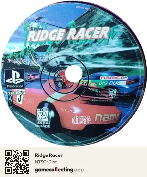 Ridge Racer PlayStation, NTSC disc