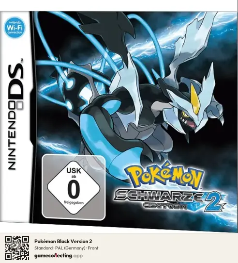 Pokémon Black Version 2 Nintendo DS, Germany box front