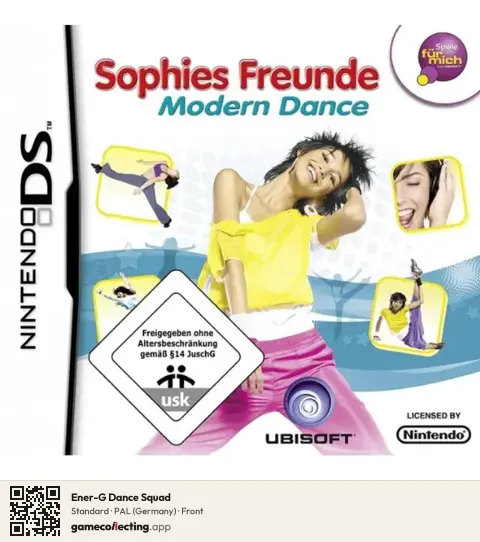 Ener-G Dance Squad Nintendo DS, Germany box front