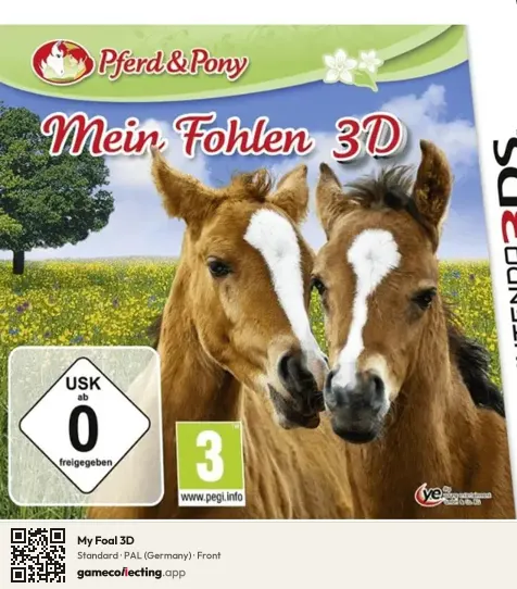 My Foal 3D Nintendo 3DS, Germany box front