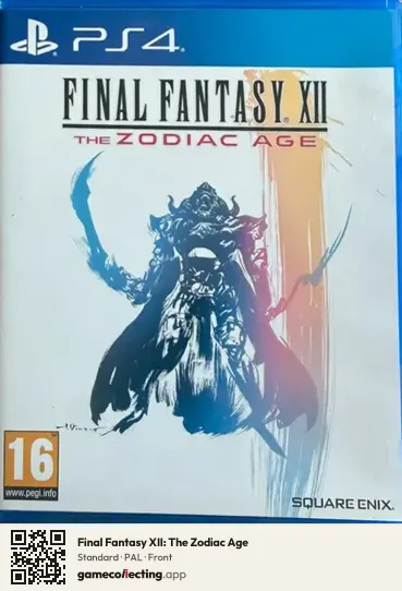 Final Fantasy XII: The Zodiac Age PlayStation 4, PAL box front