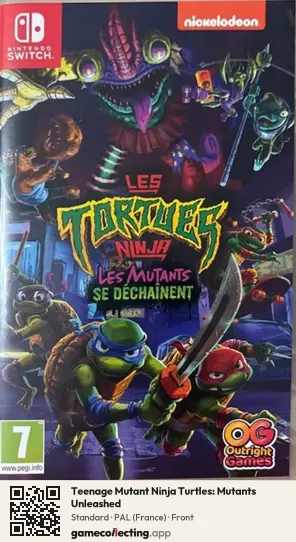 Teenage Mutant Ninja Turtles: Mutants Unleashed Nintendo Switch, France box front