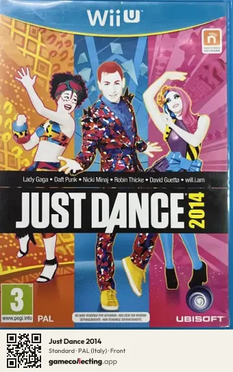 Just Dance 2014 Nintendo Wii U, Italy box front