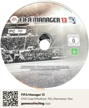 FIFA Manager 13 Computer, PAL disc