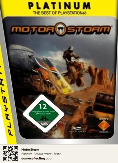 MotorStorm PlayStation 3, Germany box front