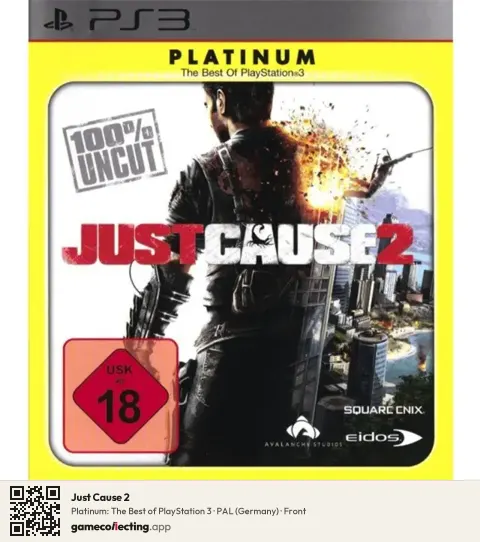 Just Cause 2 PlayStation 3, Germany box front