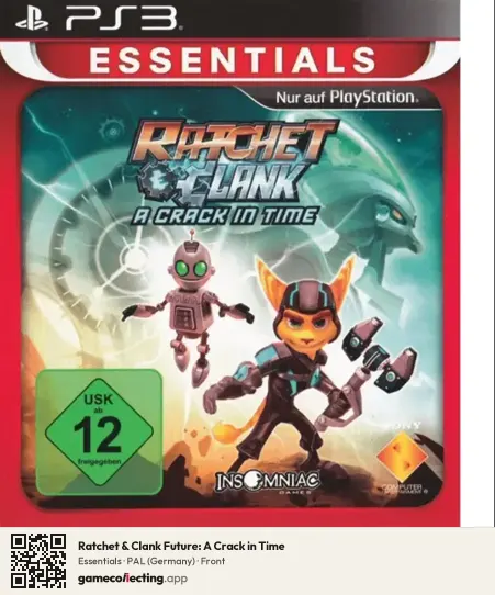 Ratchet & Clank Future: A Crack in Time PlayStation 3, Germany box front