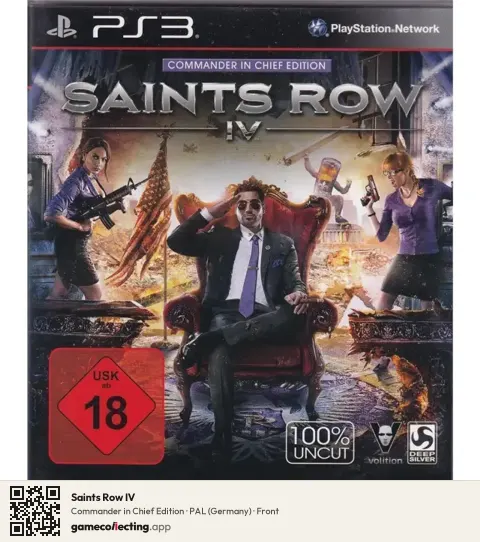 Saints Row IV PlayStation 3, Germany box front