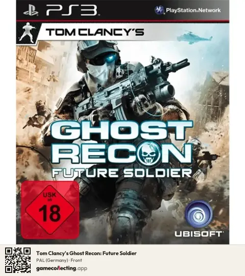 Tom Clancy's Ghost Recon: Future Soldier PlayStation 3, Germany box front
