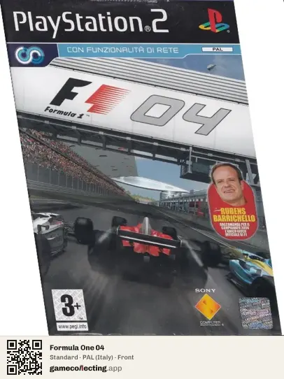 Formula One 04 PlayStation 2, Italy box front