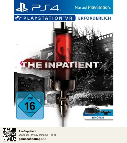 The Inpatient PlayStation 4, Germany box front