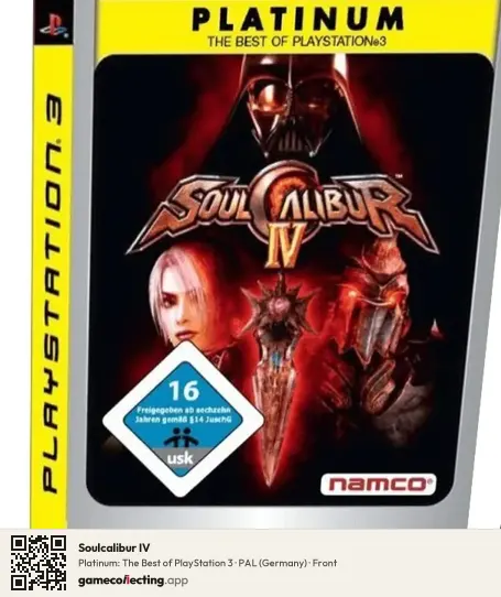 Soulcalibur IV PlayStation 3, Germany box front