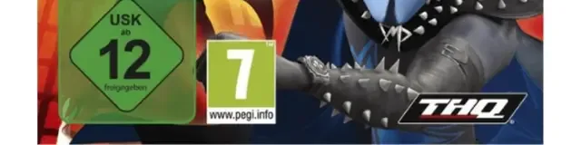 Megamind: Ultimate Showdown, the USK square on its front
