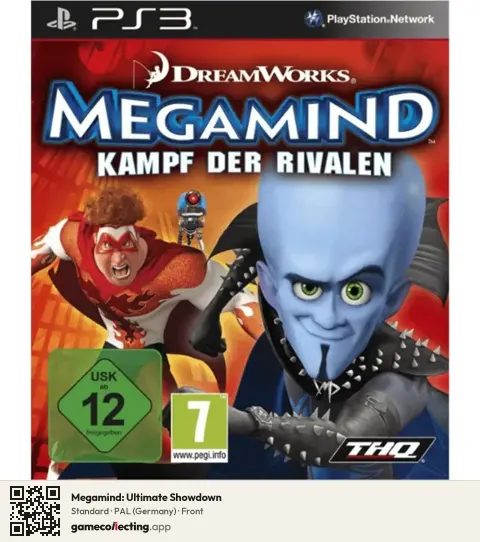 Megamind: Ultimate Showdown PlayStation 3, Germany box front