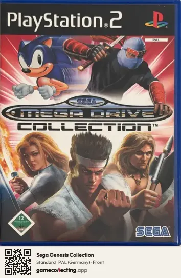 Sega Genesis Collection PlayStation 2, Germany box front