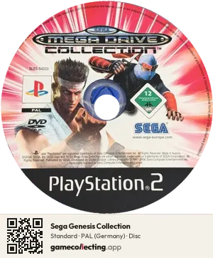Sega Genesis Collection PlayStation 2, PAL disc
