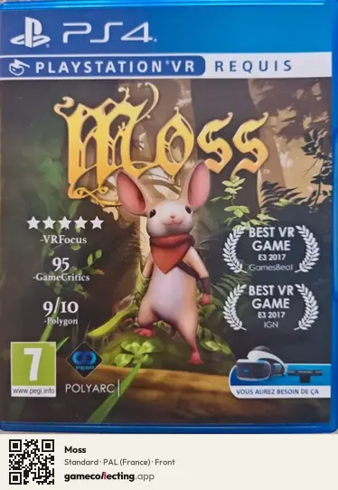 Moss PlayStation 4, France box front