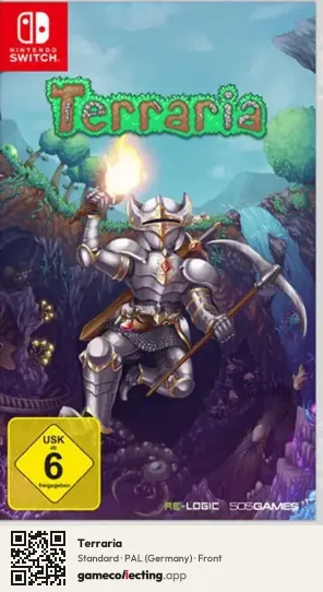 Terraria Nintendo Switch, Germany box front