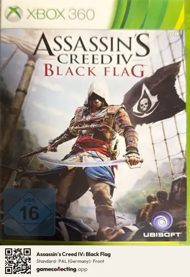Assassin's Creed IV: Black Flag Xbox 360, Germany box front