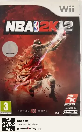 NBA 2K12 Nintendo Wii, PAL box front