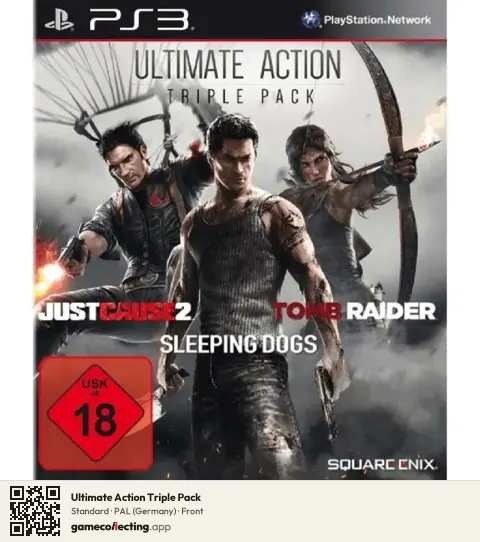 Ultimate Action Triple Pack PlayStation 3, Germany box front