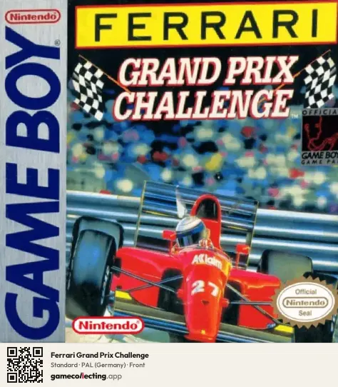 Ferrari Grand Prix Challenge Game Boy, Germany box front