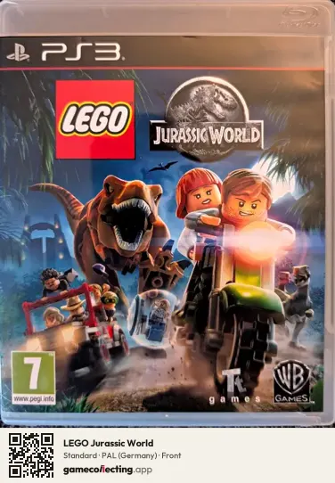 LEGO Jurassic World PlayStation 3, Germany box front