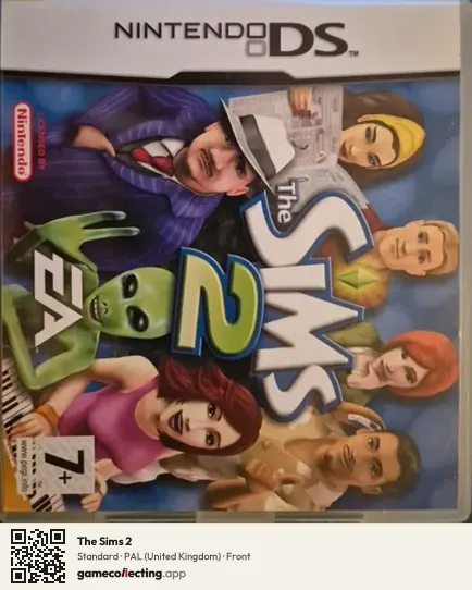 The Sims 2 Nintendo DS, United Kingdom box front