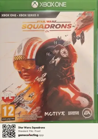 Star Wars: Squadrons Xbox One, PAL box front