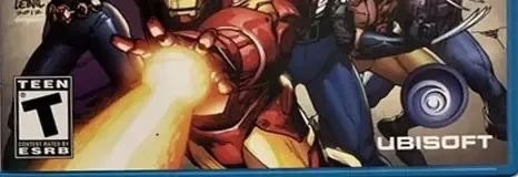 Marvel Avengers: Battle for Earth, the ESRB box on its front