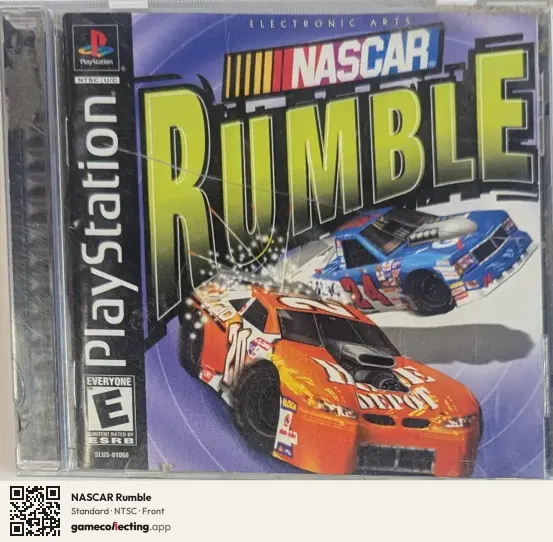 NASCAR Rumble PlayStation, NTSC box front