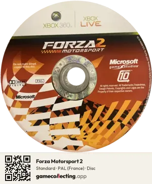 Forza Motorsport 2 Xbox 360, PAL disc